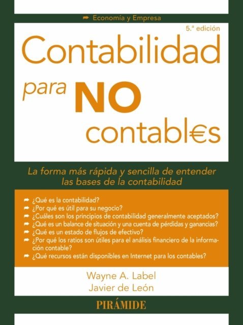 Javier de Leon Ledesma, Wayne Label - Contabilidad para no contables, E-bok