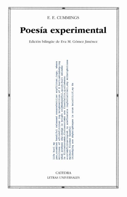 E.E. Cummings - Poesia experimental, E-bok