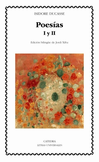 Jordi Xifra, Isidore Ducasse - Poesias, E-bok