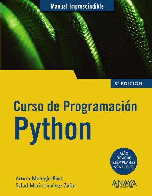 Salud Maria Jimenez Zafra, Arturo Montejo Raez - Curso de Programacion Python, E-bok