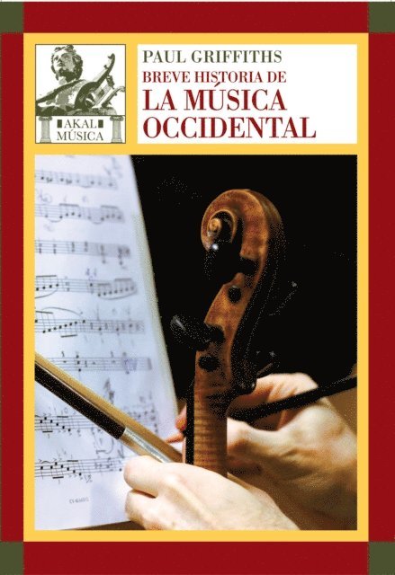 Paul Griffiths - Breve historia de la música occidental, E-bok