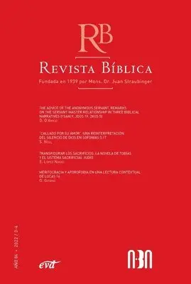 Asociación Bíblica Aba - Revista Bíblica 2022/3-4 - Año 84, Häftad. Tillgänglighet: Lägg i varukorg
