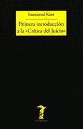 Primera introduccion a la &quote;Critica del Juicio&quote;
