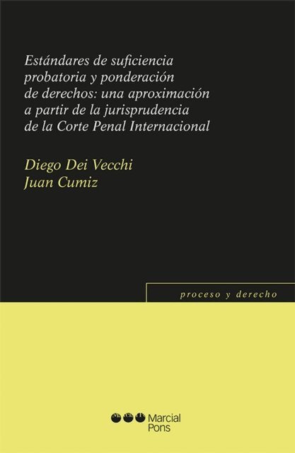 Diego Dei Vecchi, Juan Cumiz - Estándares de suficiencia probatoria y ponderación de derechos, E-bok