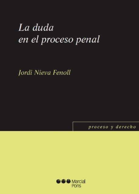 Jordi Nieva Fenoll - La duda en el proceso penal, E-bok