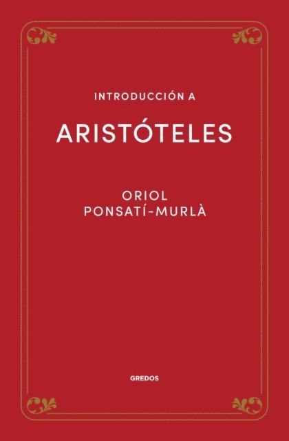 Oriol Ponsati-Murla - Introducción a Aristóteles, E-bok