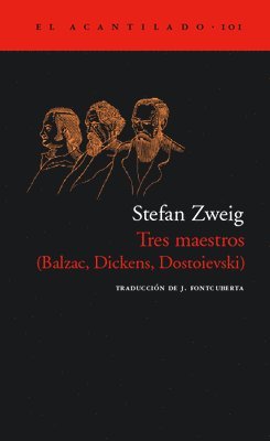 Stephan Zweig - Tres Maestros, Häftad