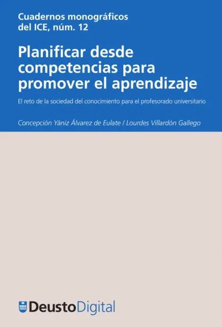 Lourdes Villardon Gallego, Concepcion Yaniz Alvarez de Eulate - Planificar desde competencias para promover el aprendizaje, E-bok. Tillgänglighet: Lägg i varukorg