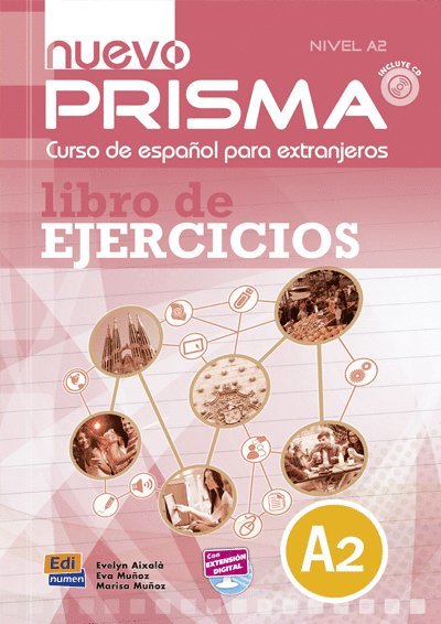 Marisa Edinumen Team, Aixala, Marisa Munoz - Nuevo Prisma A2 Workbook Plus Eleteca and Audio CD, Övrigt