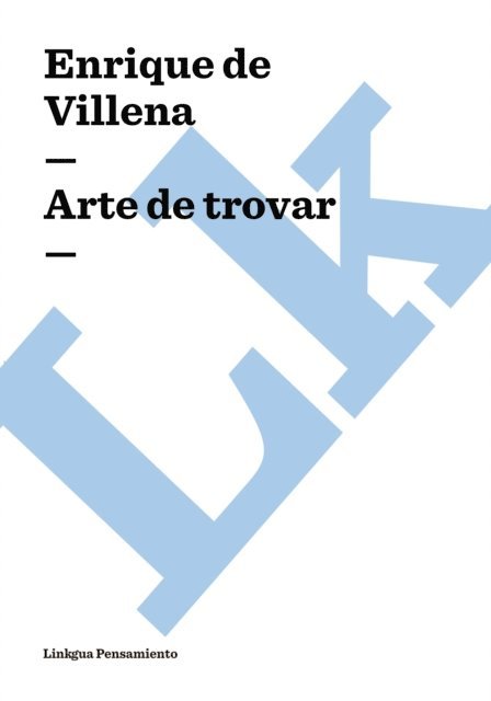 Enrique de Villena, Francisco Javier Sanchez Canton - Arte de trovar, E-bok