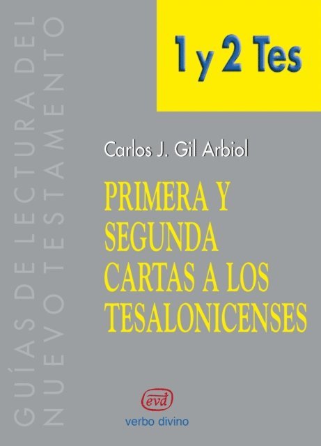 Carlos Javier Gil Arbiol - Primera y segunda carta a los Tesalonicenses, E-bok