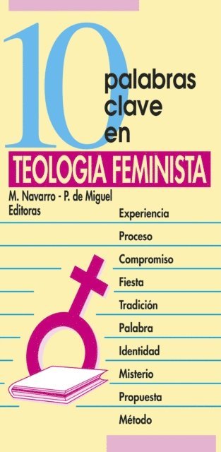 Marta Zubia Guinea, Carme Soto Varela, Isabel Gomez-Acebo, Maria Elisa Estevez Lopez, Maria Pilar de Miguel, Rosa Cursach Salas - 10 palabras clave en teología feminista, E-bok