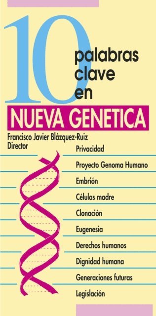 Charles Susanne, Hector Gros, Aquilino Fernandez, Lydia Feito Grande, Ascension Cambon, Francisco Javier Blazquez-Ruiz - 10 palabras clave en nueva genética, E-bok