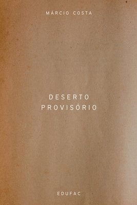 Costa Márcio - Deserto Provisório, Häftad