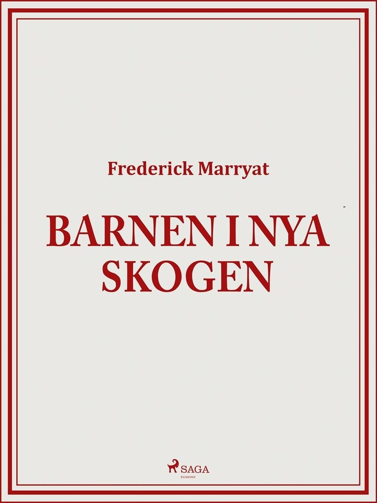 Frederick Marryat - Barnen i Nya skogen, E-bok
