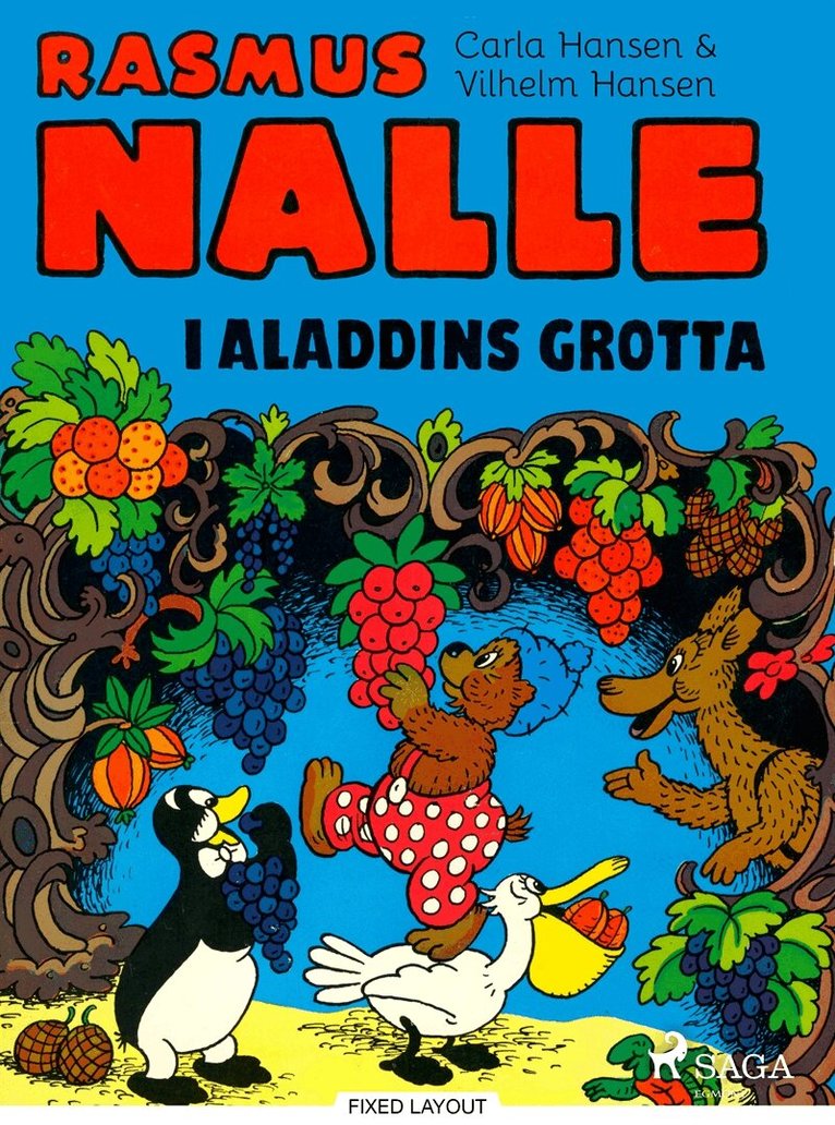 Carla Hansen, Vilhelm Hansen - Rasmus Nalle – i Aladdins grotta, E-bok