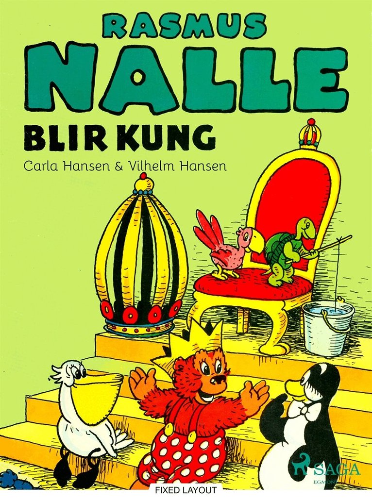 Carla Hansen, Vilhelm Hansen - Rasmus Nalle blir kung, E-bok