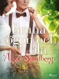 Bruna ögon och blå