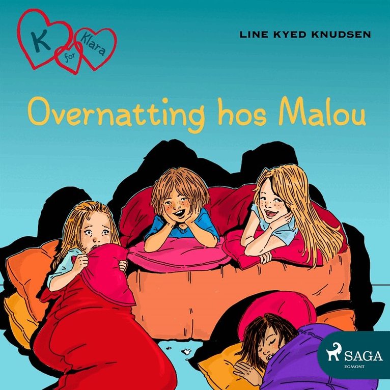 Line Kyed Knudsen - K for Klara 4 - Overnatting hos Malou, Ljudbok