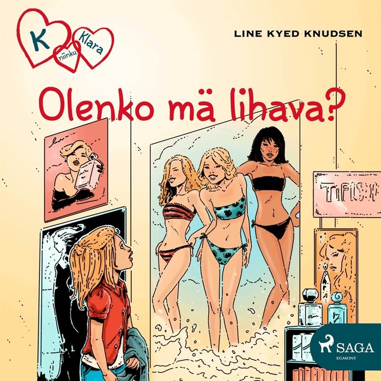 Line Kyed Knudsen - K niinku Klara 14 - Olenko mä lihava?, Ljudbok