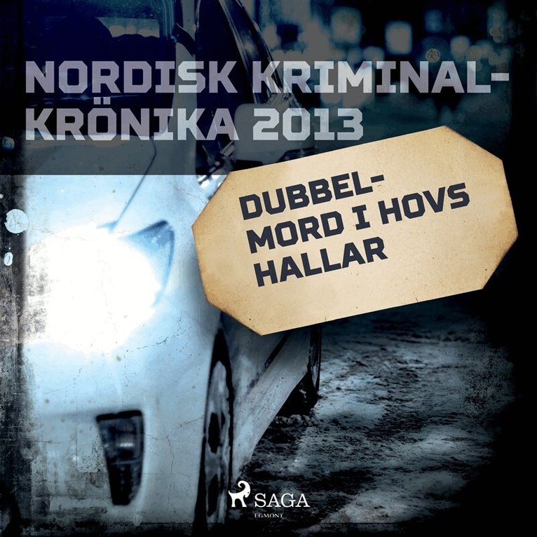 Diverse - Dubbelmord i Hovs Hallar, Ljudbok