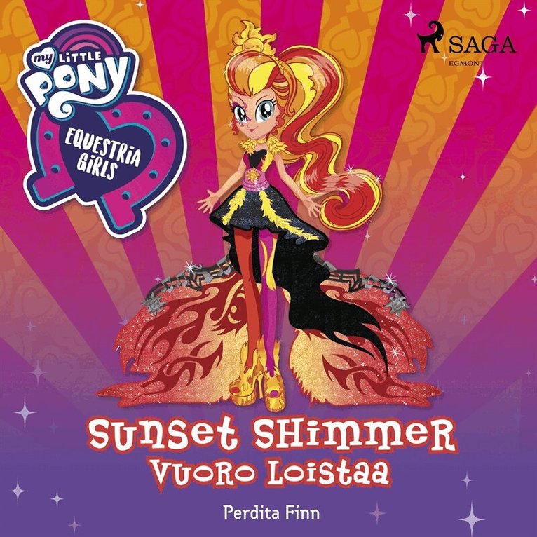 Perdita Finn - My Little Pony - Equestria Girls - Sunset Shimmerin vuoro loistaa, Ljudbok