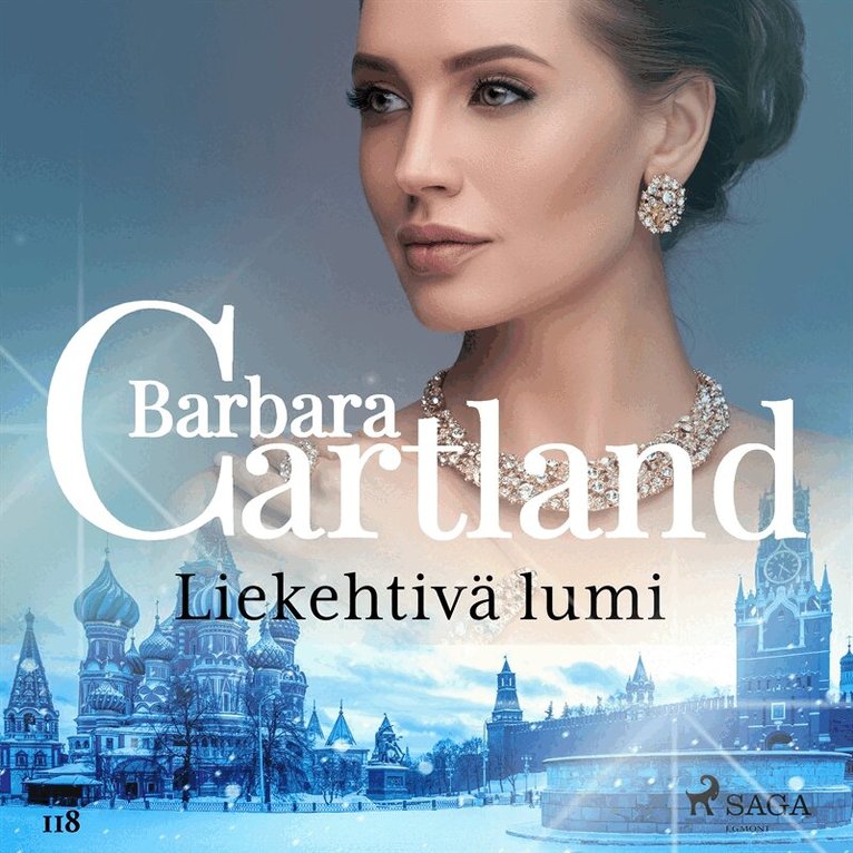 Barbara Cartland - Liekehtivä lumi, Ljudbok