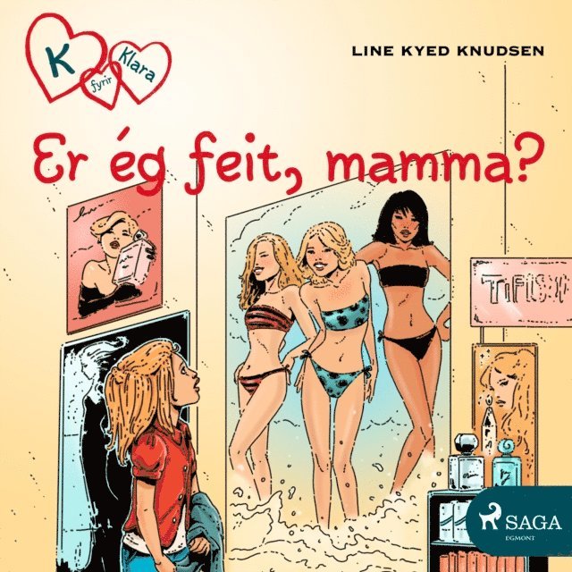 Knudsen - K fyrir Klara 14 - Er ég feit, mamma?, Ljudbok