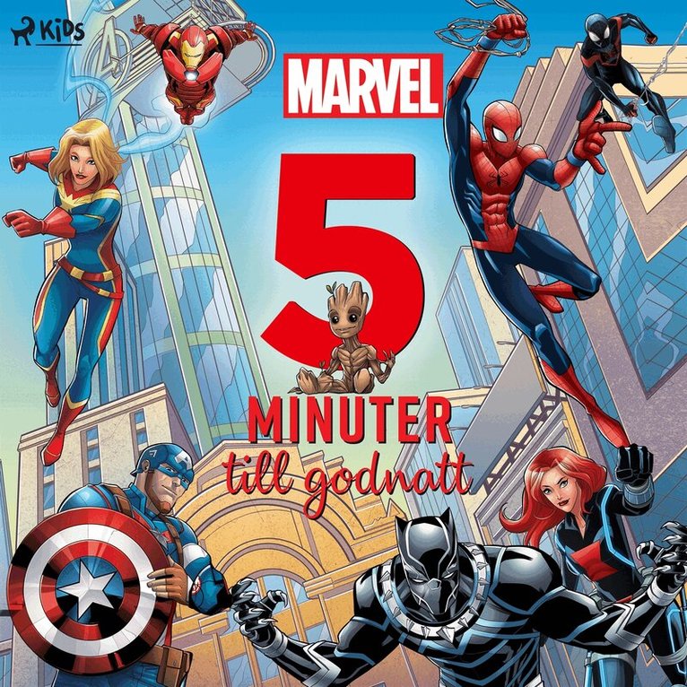 Marvel - Marvel - 5 minuter till godnatt, Ljudbok
