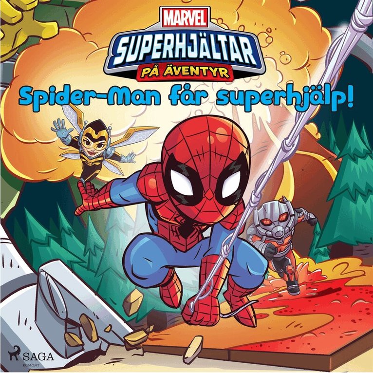 Marvel - Superhjältar på äventyr - Spider-Man får superhjälp!, Ljudbok