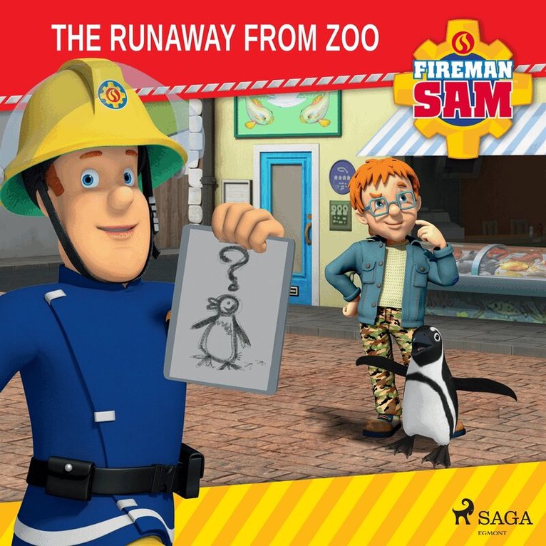Mattel - Fireman Sam - The Runaway from Zoo, Ljudbok