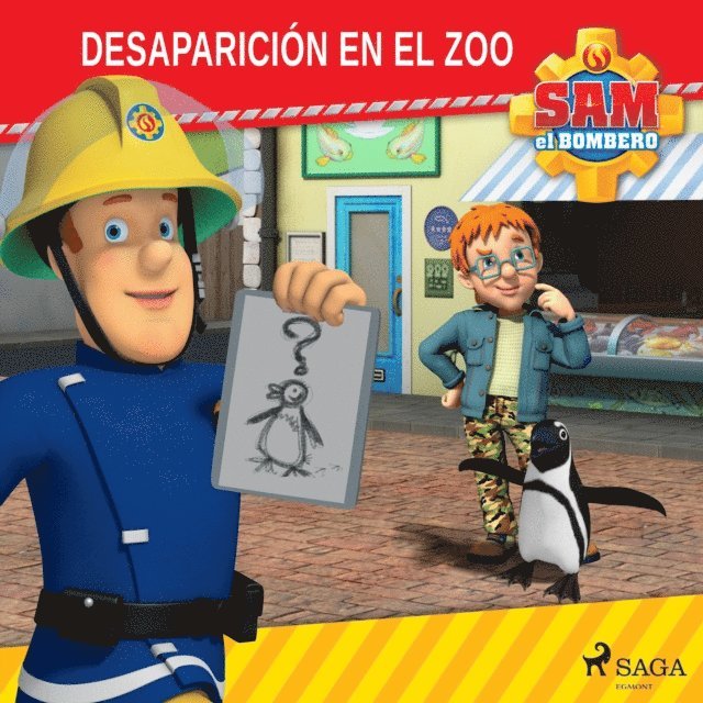 Mattel - Sam el Bombero - Desaparición en el zoo, Ljudbok
