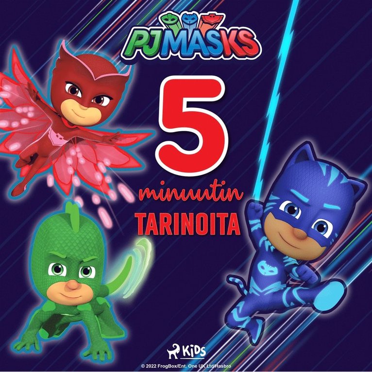 eOne - Pyjamasankarit - 5 minuutin tarinoita, Ljudbok