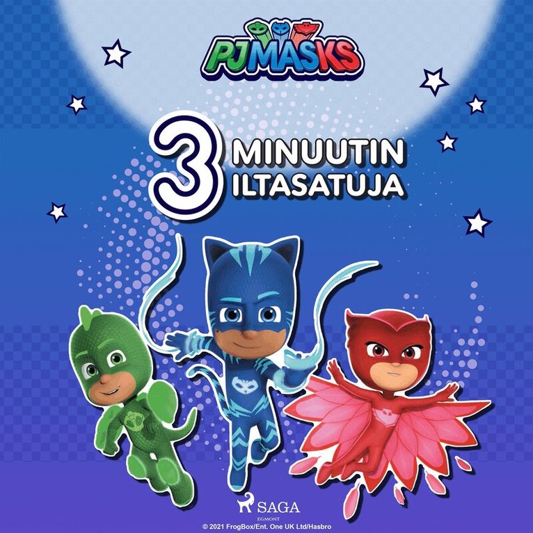 eOne - Pyjamasankarit - 3 minuutin iltasatuja, Ljudbok