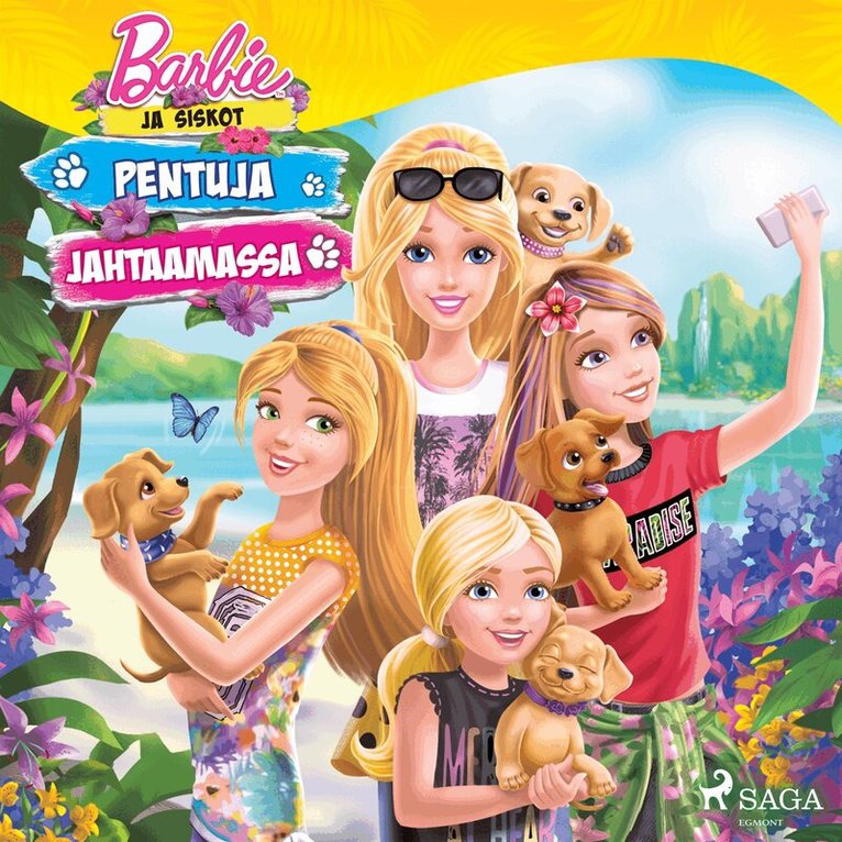 Mattel - Barbie ja siskot - Pentuja jahtaamassa, Ljudbok
