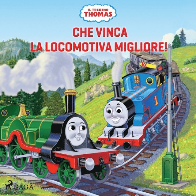Mattel - Il trenino Thomas - Che vinca la locomotiva migliore!, Ljudbok