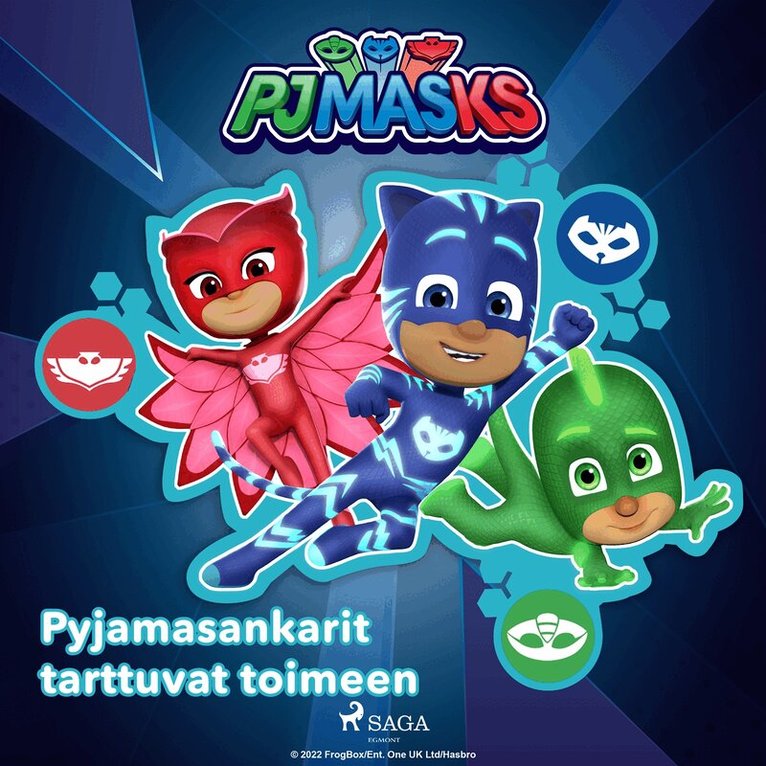 eOne - Pyjamasankarit tarttuvat toimeen, Ljudbok