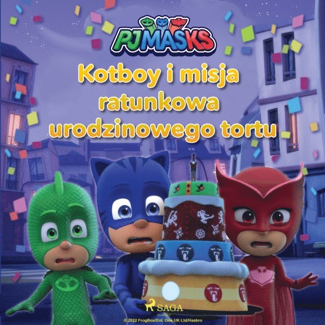 eOne - Pidżamersi - Kotboy i misja ratunkowa urodzinowego tortu, Ljudbok