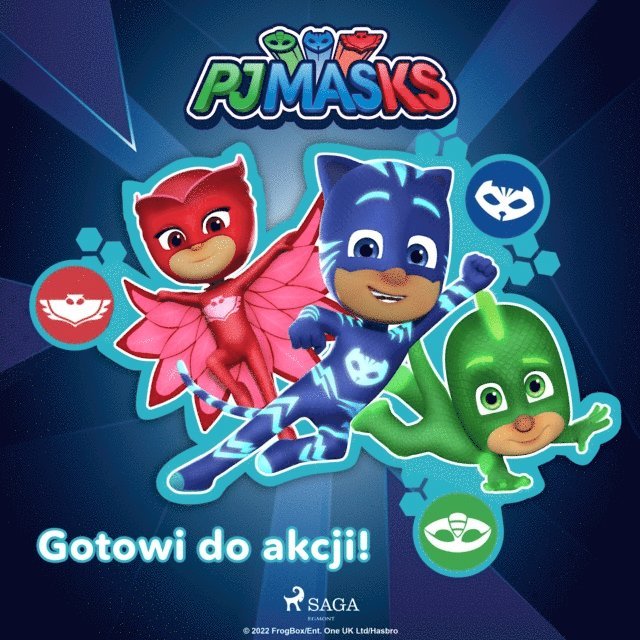 eOne - Pidżamersi - Gotowi do akcji!, Ljudbok