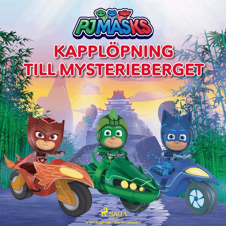 eOne - Pyjamashjältarna - Kapplöpning till Mysterieberget, Ljudbok