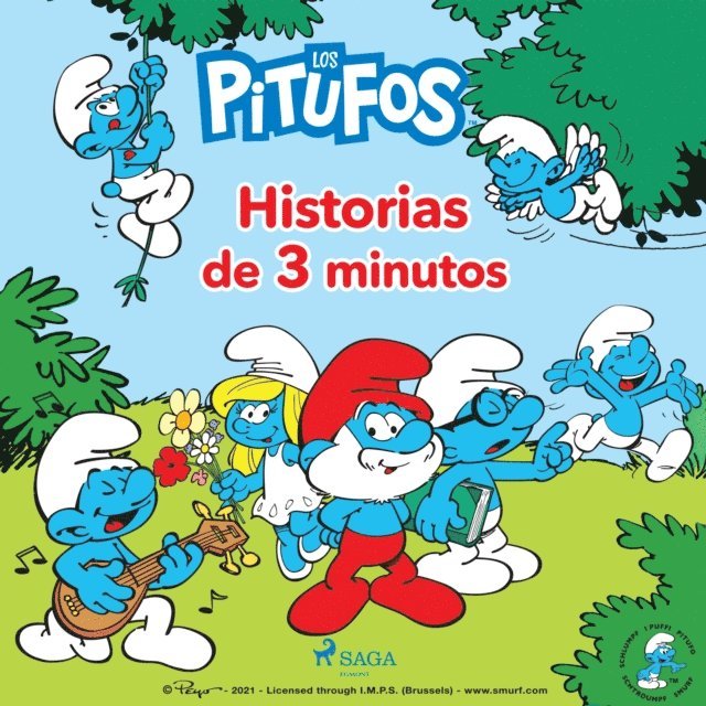 Peyo - Los Pitufos - Historias de 3 minutos, Ljudbok