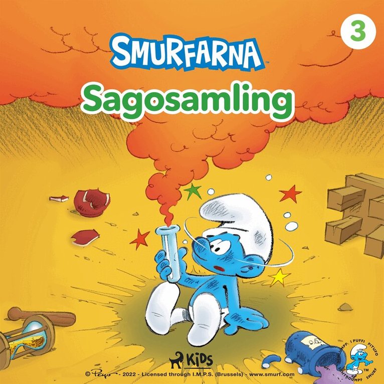 Peyo - Smurfarna - Sagosamling 3, Ljudbok