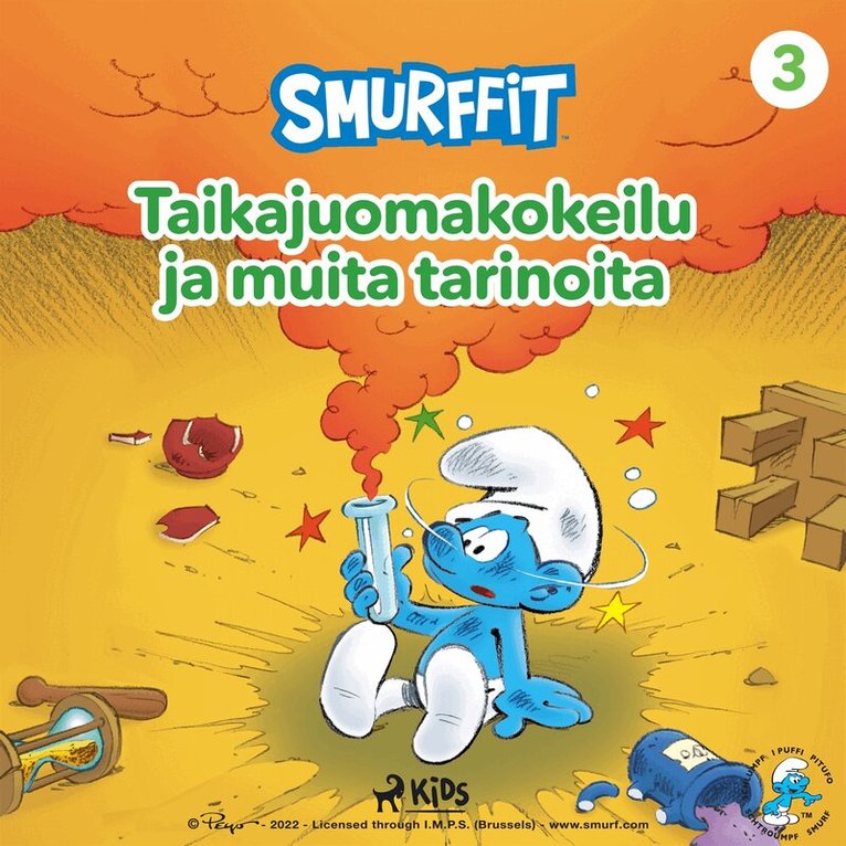 Peyo - Smurffit - Taikajuomakokeilu ja muita tarinoita, Ljudbok