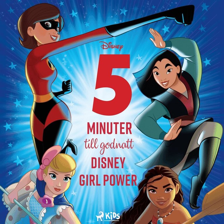 Disney - 5 minuter till godnatt - Disney Girl Power, Ljudbok