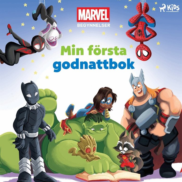 Marvel - Marvel Begynnelser – Min första godnattbok, Ljudbok