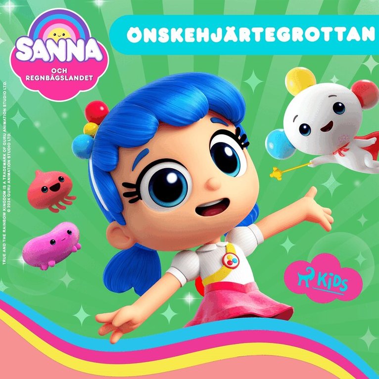 Guru Studio - Sanna och Regnbågslandet – Önskehjärtegrottan, Ljudbok