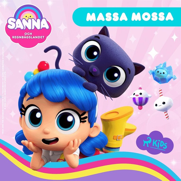 Guru Studio - Sanna och Regnbågslandet – Massa mossa, Ljudbok