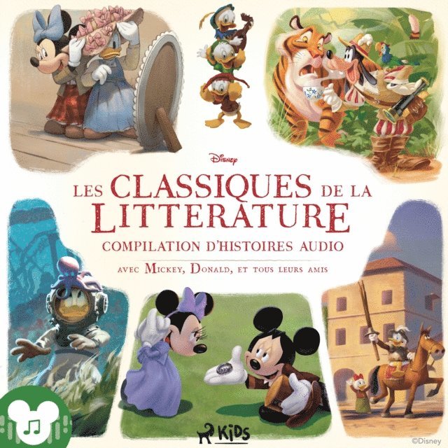 Disney - Disney Les Classiques de la littérature - Compilation d'histoires audio avec Mickey, Donald, et tous, Ljudbok