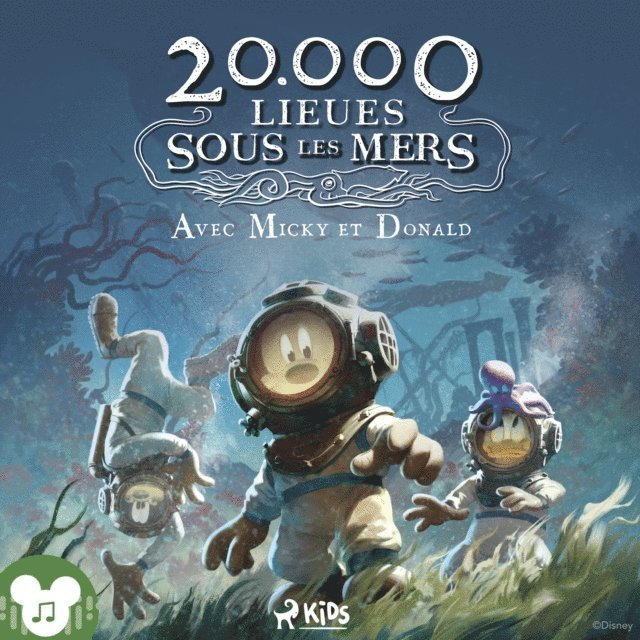 Disney - Disney 20 000 Lieues sous les mers avec Mickey et Donald, Ljudbok