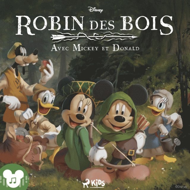 Disney - Disney Robin des Bois avec Mickey et Donald, Ljudbok